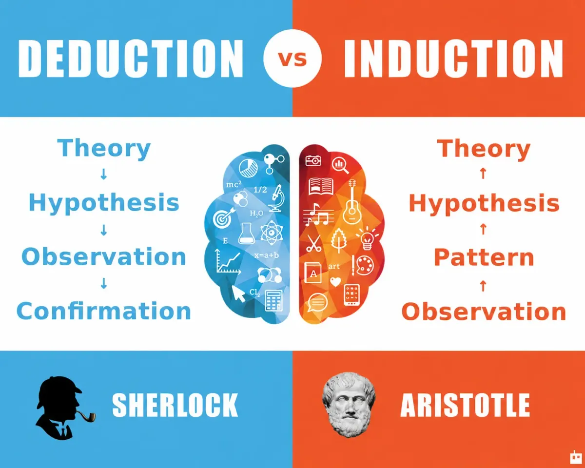 Deduction vs Induction