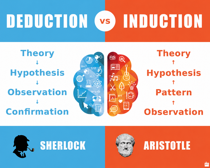 Deduction vs Induction